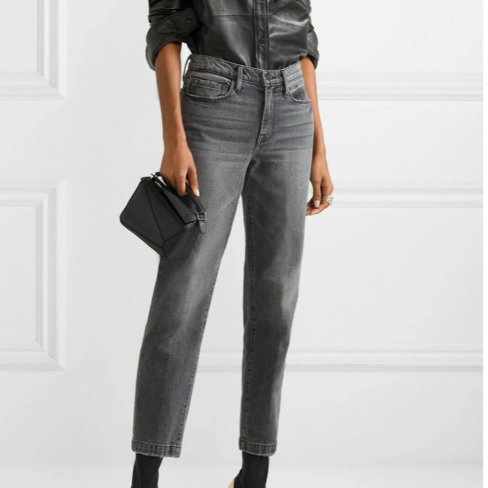 New FRAME Le Nouveau MID-RISE Straight Jeans Sz 26